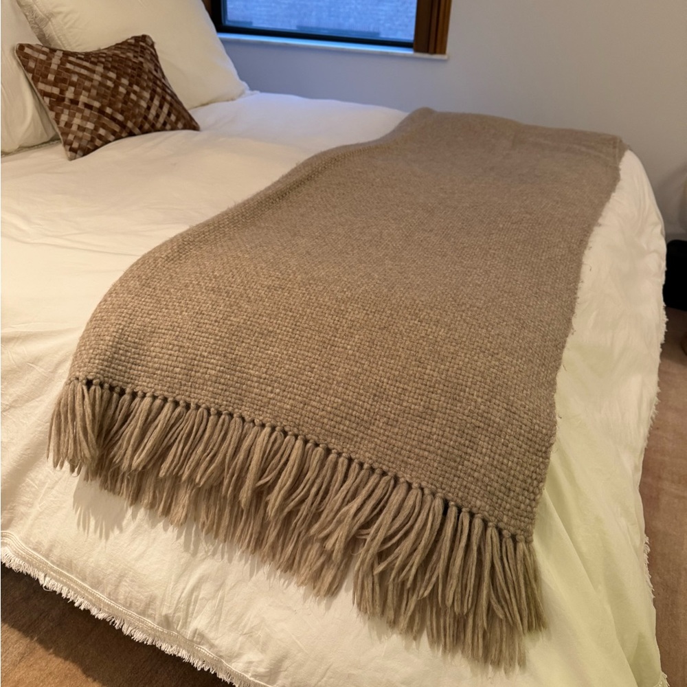 Jenni Kayne Alpaca Basketweave Throw